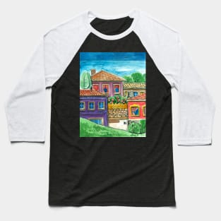 Doodle town Baseball T-Shirt